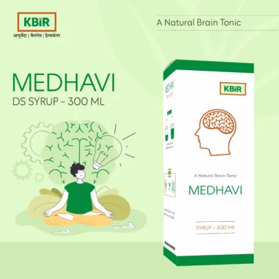 Medhavi Syrup 300 ML - Ayurvedic Brain Tonic for Students